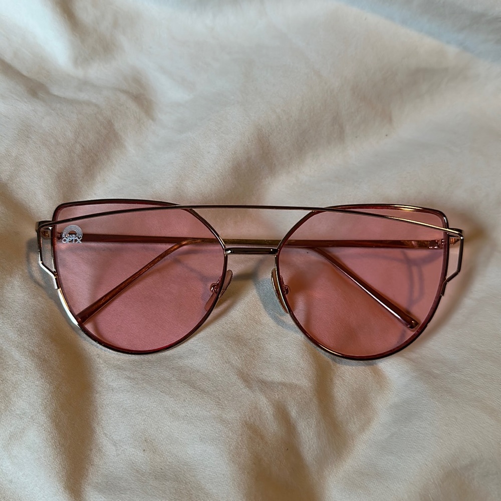 Rainbow Optx rose-colored glasses 💖